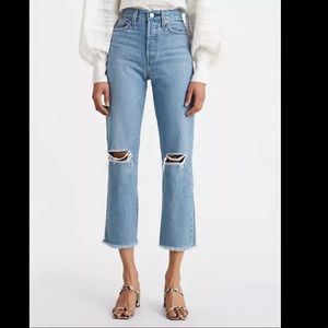 LEVIS NWT wedgie straight jeans 32x26